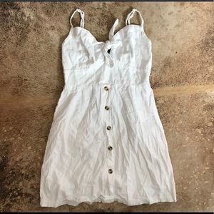 White Linen Sundress